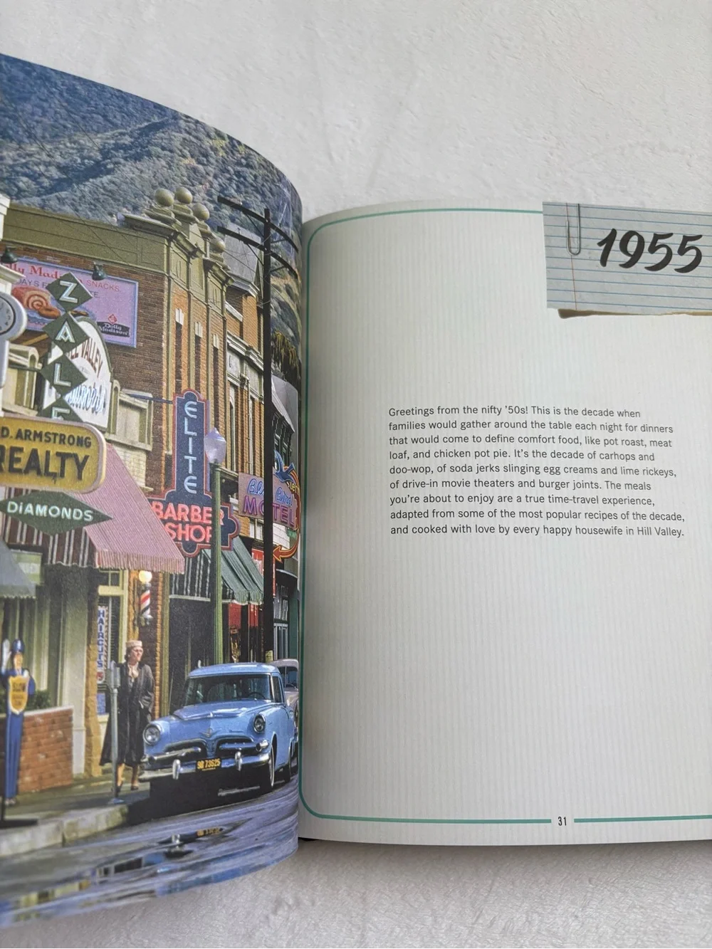 Back To The Future The Official Hill Valley Cookbook Hardcover NEW